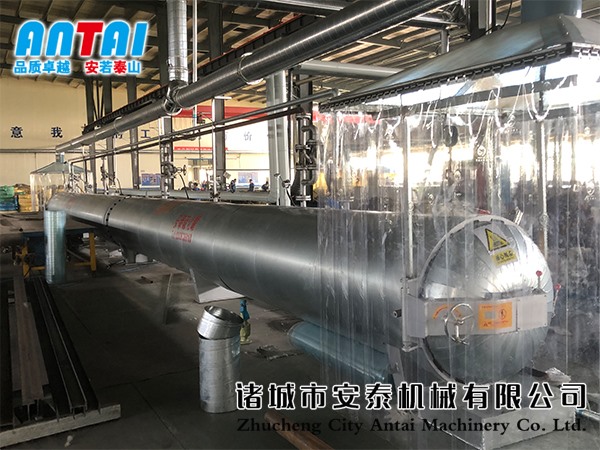 湖北膠輥硫化罐使用現場