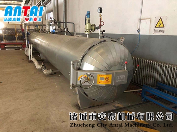 山東德州石油鉆井設備硫化罐使用現場